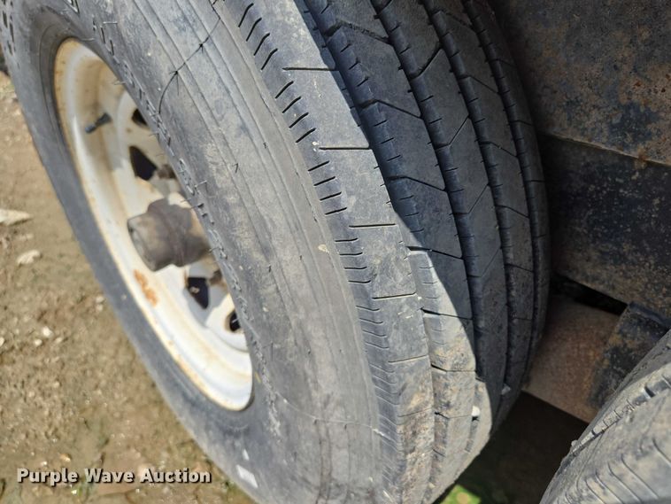 image for item EM7433 2008 Doolittle gooseneck tilt deck equipment trailer