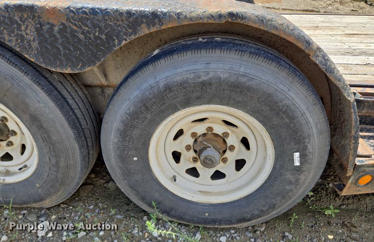 image for item EM7433 2008 Doolittle gooseneck tilt deck equipment trailer