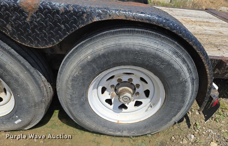 image for item EM7433 2008 Doolittle gooseneck tilt deck equipment trailer