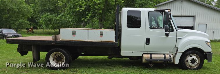 image for item EN3783 2015 International Terrastar Ext. Cab flatbed truck