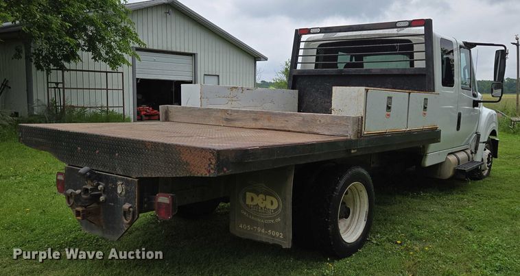 image for item EN3783 2015 International Terrastar Ext. Cab flatbed truck