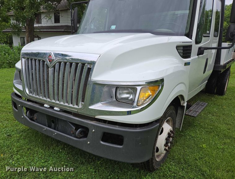 image for item EN3783 2015 International Terrastar Ext. Cab flatbed truck