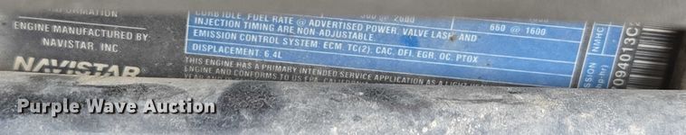 image for item EN3783 2015 International Terrastar Ext. Cab flatbed truck