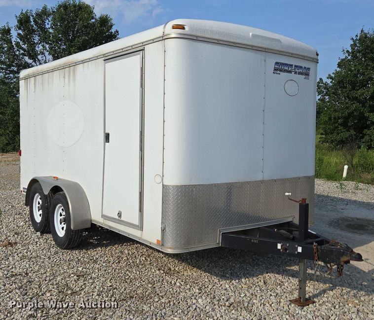 image for item EN3801 2012 Croft Sure-Trac enclosed cargo trailer