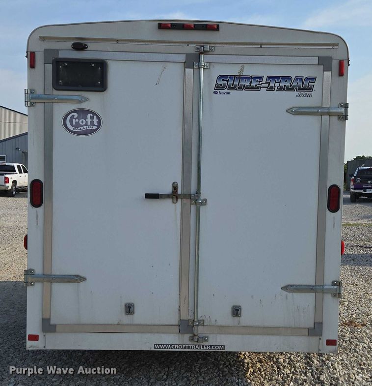 image for item EN3801 2012 Croft Sure-Trac enclosed cargo trailer