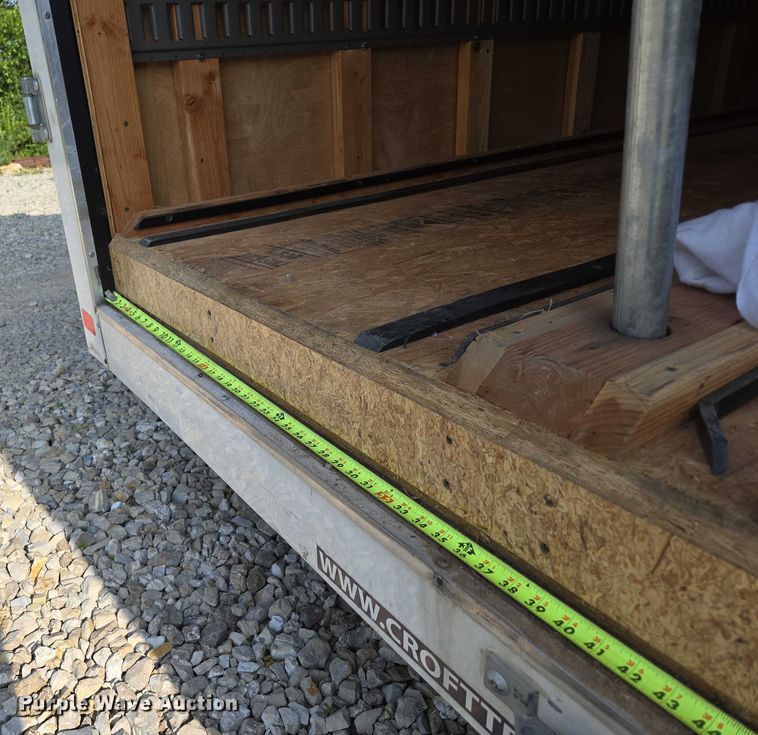 image for item EN3801 2012 Croft Sure-Trac enclosed cargo trailer