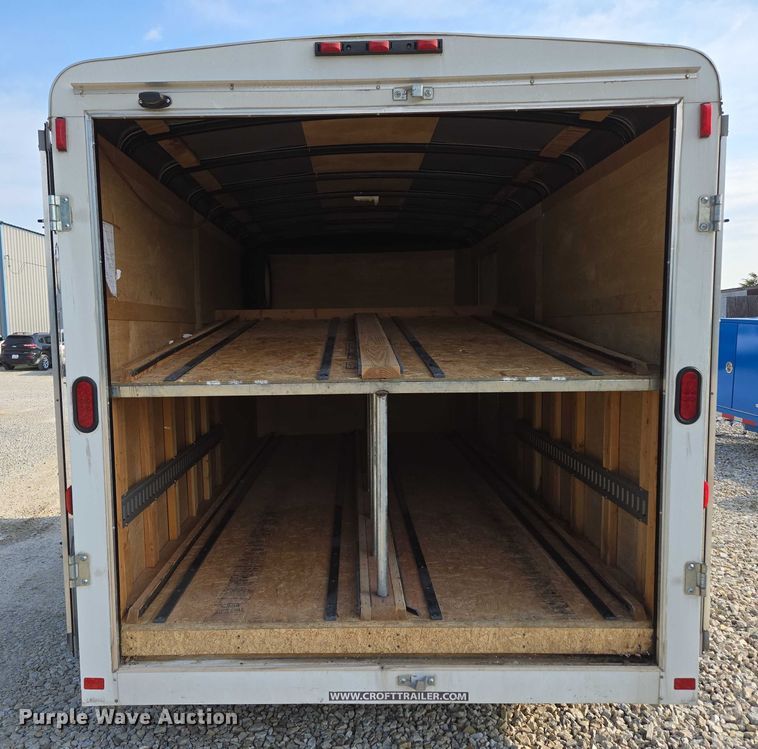 image for item EN3801 2012 Croft Sure-Trac enclosed cargo trailer