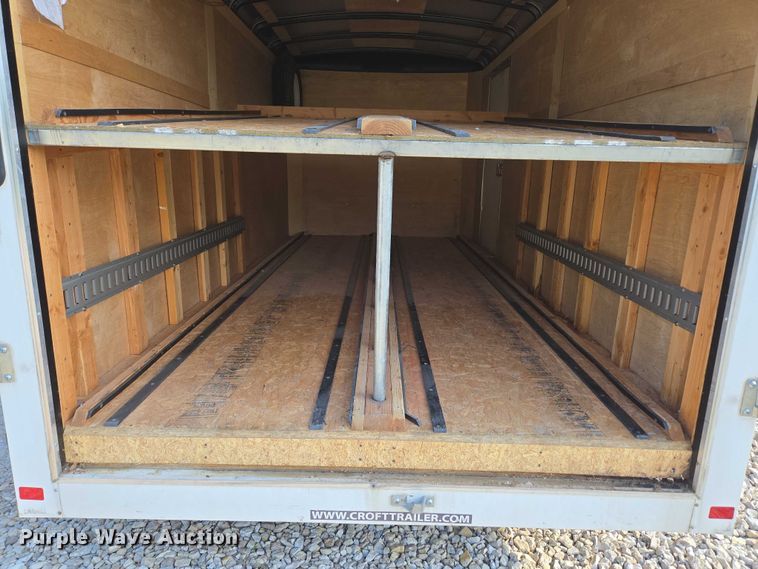 image for item EN3801 2012 Croft Sure-Trac enclosed cargo trailer