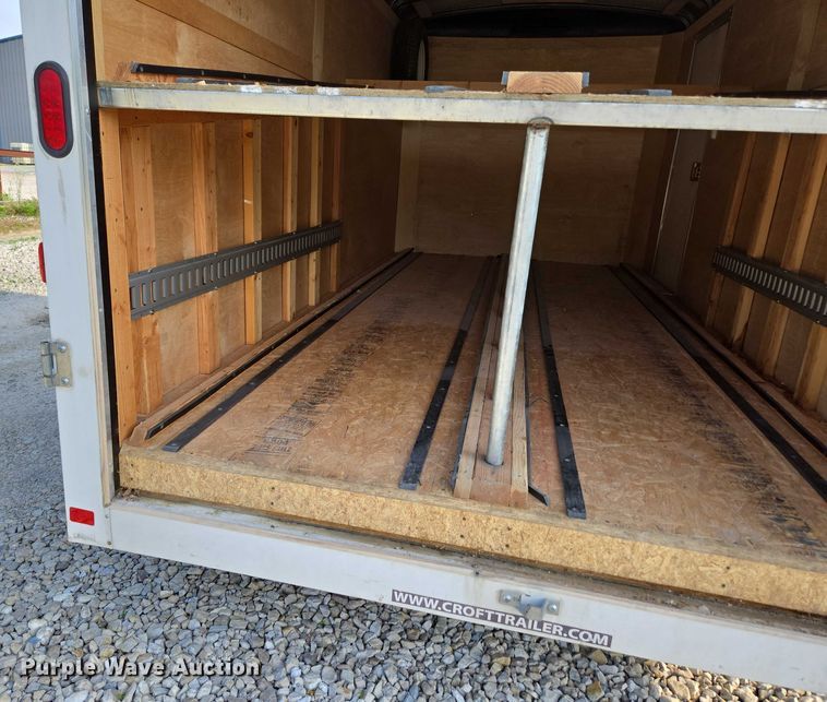 image for item EN3801 2012 Croft Sure-Trac enclosed cargo trailer