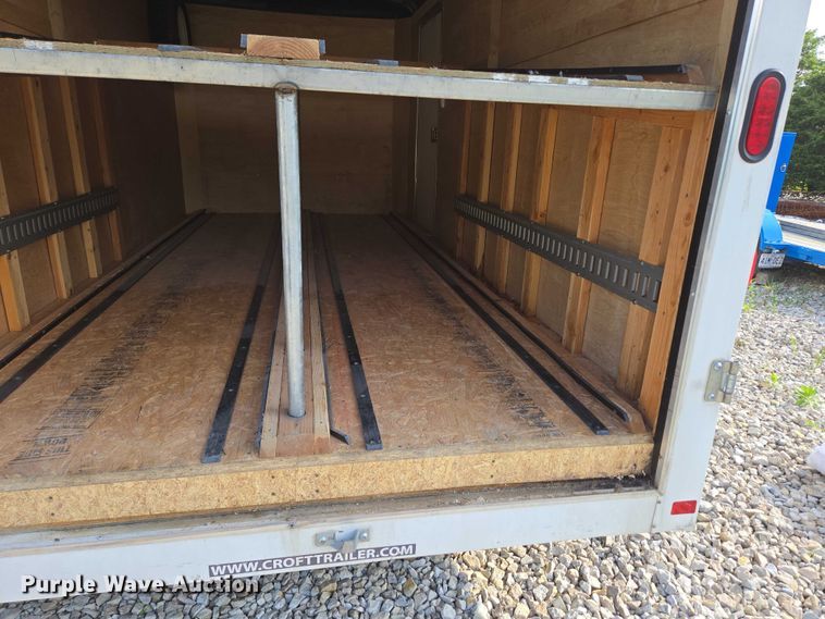 image for item EN3801 2012 Croft Sure-Trac enclosed cargo trailer