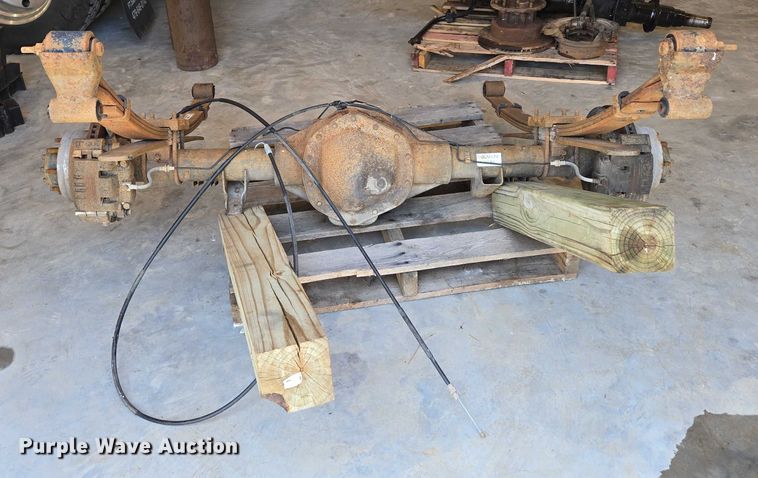 image for item EN3850 Rear axle assembly