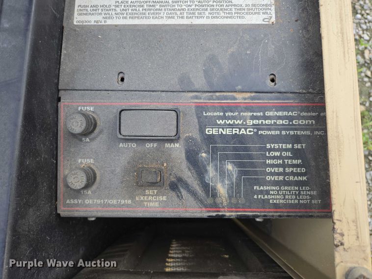 image for item EN3871 Generac Gaurdian generator