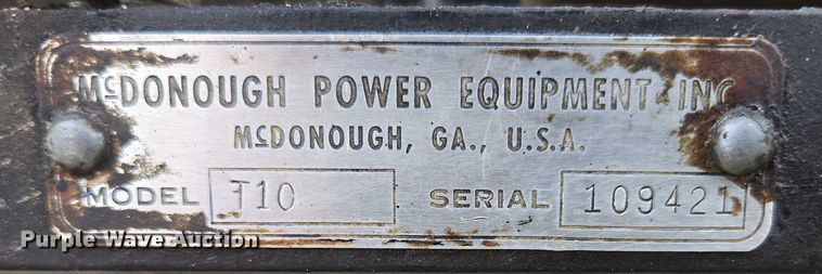 image for item EN3874 McDonough Power Equipment Inc. T10 kit car