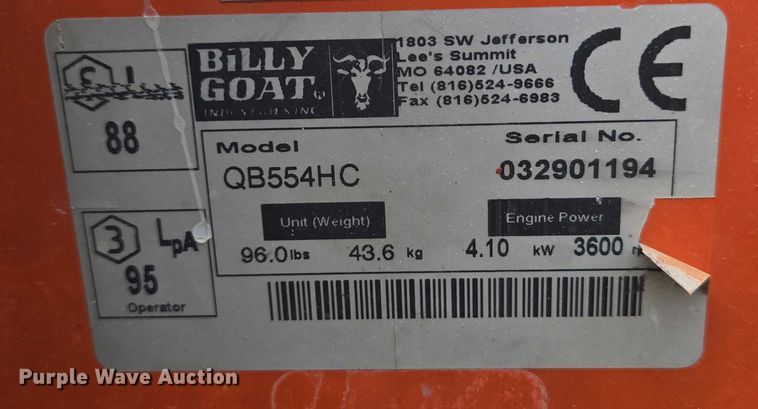 image for item EN3875 (2) Billy Goat blowers