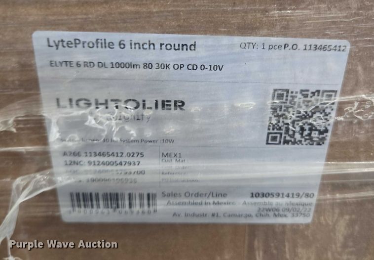 image for item EN3881 Approximately 29 pallets of lighting fixtures