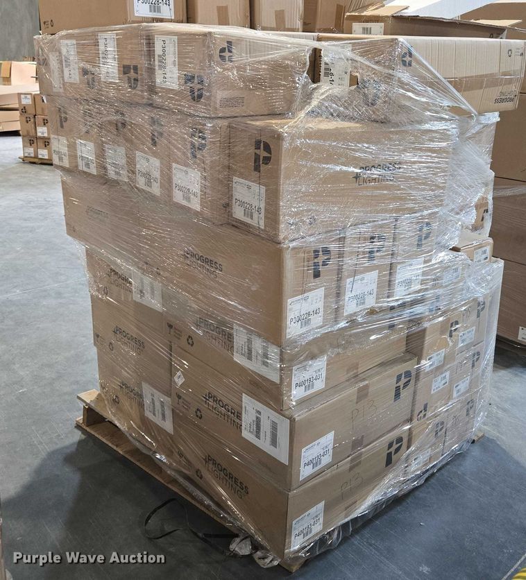 image for item EN3881 Approximately 29 pallets of lighting fixtures