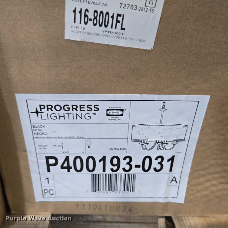 image for item EN3881 Approximately 29 pallets of lighting fixtures