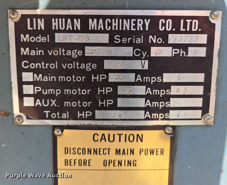 image for item EN3888 1979 KBC LHT 25B lathe