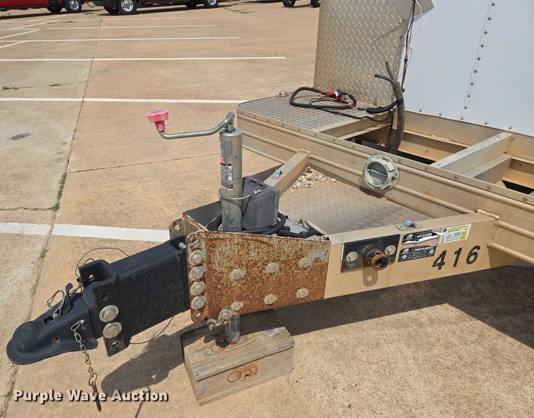 image for item EN8086 2018 Featherlite fiber optic splicing trailer