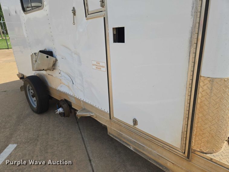 image for item EN8086 2018 Featherlite fiber optic splicing trailer