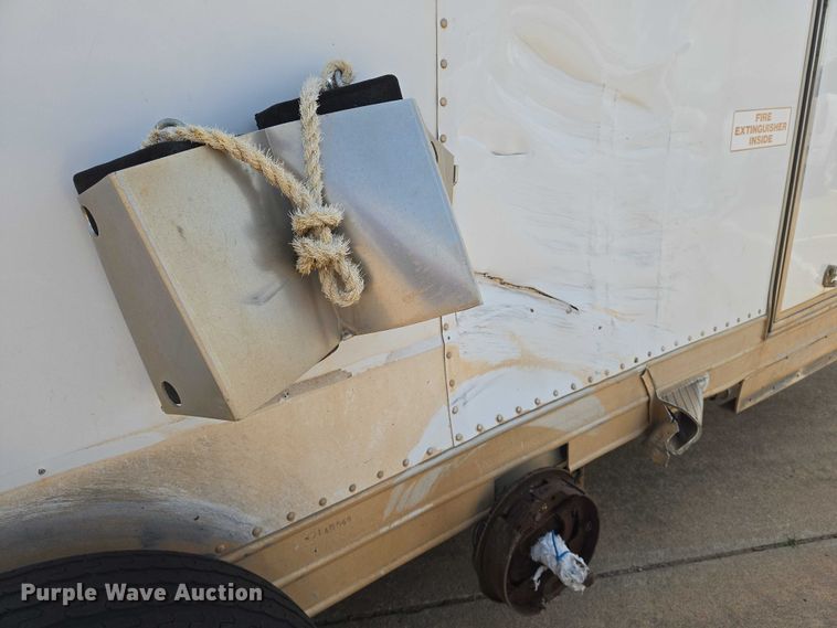 image for item EN8086 2018 Featherlite fiber optic splicing trailer