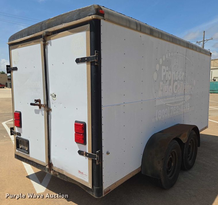 image for item EN8090 1990 Wells Cargo enclosed cargo trailer