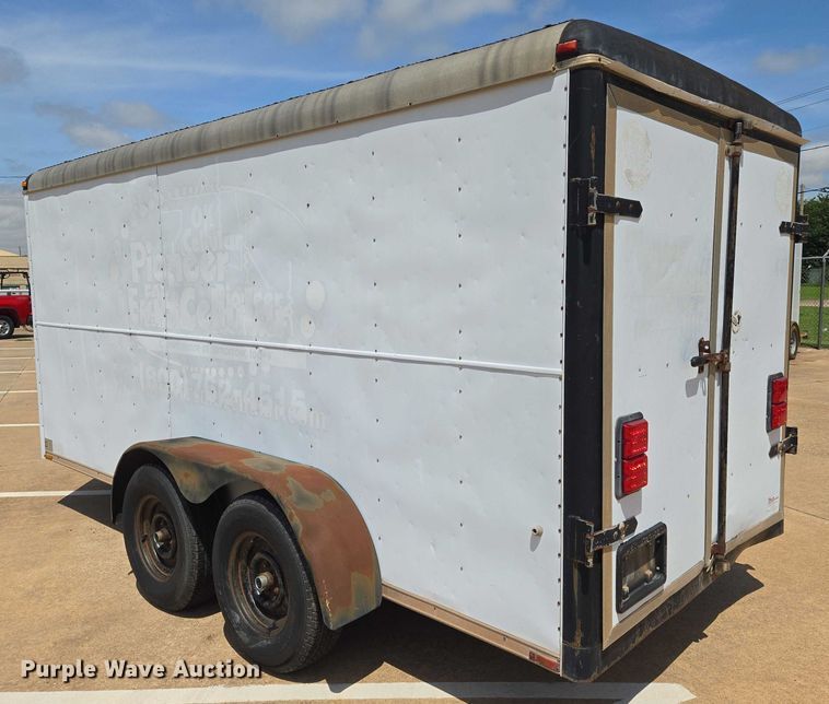 image for item EN8090 1990 Wells Cargo enclosed cargo trailer