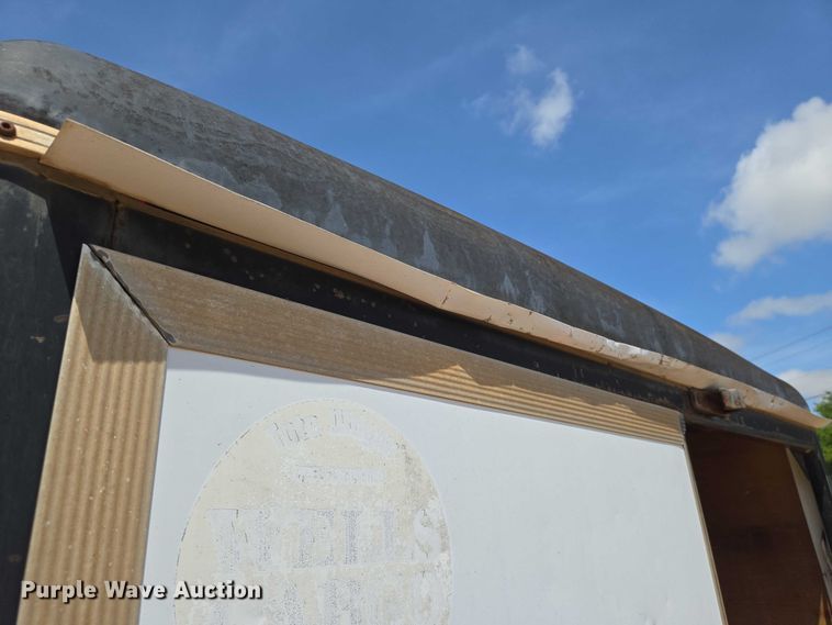 image for item EN8090 1990 Wells Cargo enclosed cargo trailer