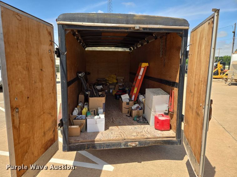 image for item EN8090 1990 Wells Cargo enclosed cargo trailer