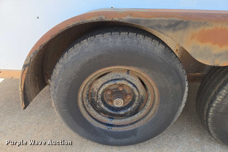 image for item EN8090 1990 Wells Cargo enclosed cargo trailer