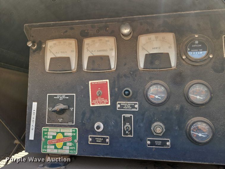 image for item EN8106 Stewert & Stevenson TM-4GT-130 generator