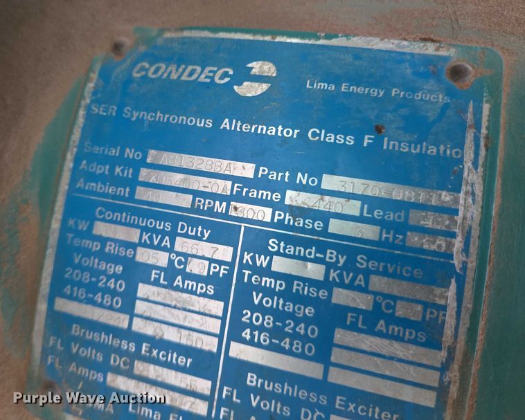 image for item EN8107 Onan generator