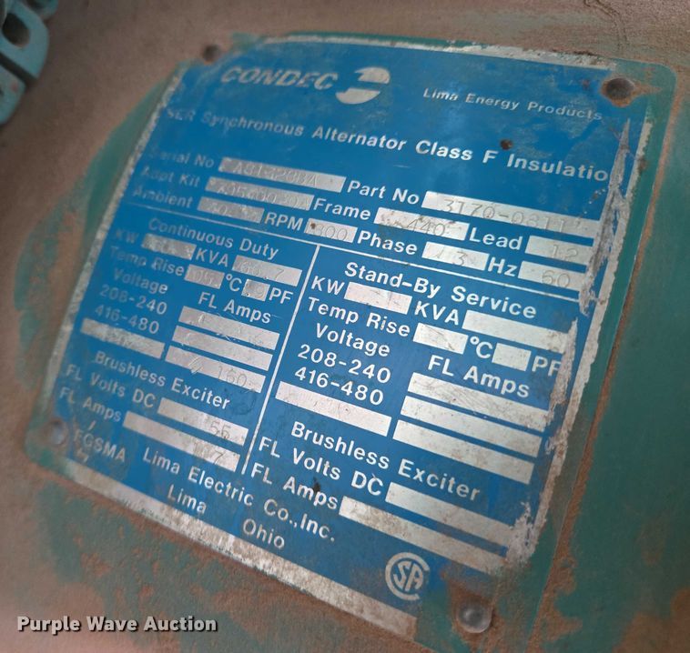 image for item EN8107 Onan generator