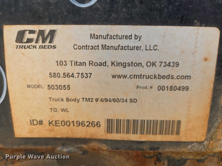 image for item EN8114 CM 503055 utility bed