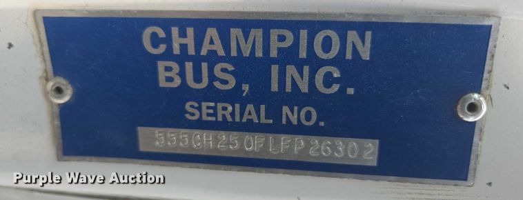 image for item ER5269 2015 Ford E450 shuttle bus