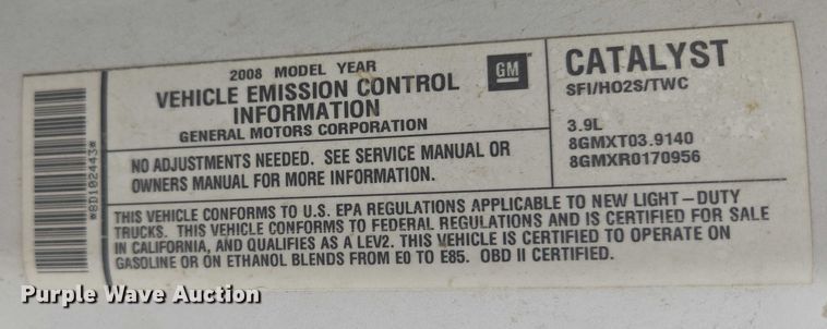 image for item ER5274 2008 Chevrolet Uplander LS van