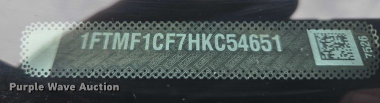 image for item ER5290 2017 Ford F150 XL pickup truck