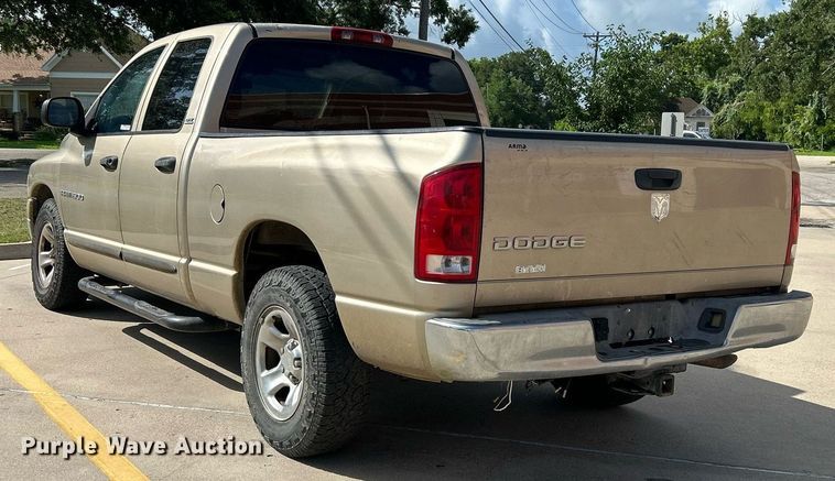 image for item EX9812 2002 Dodge Ram 1500 Quad Cab pickup truck