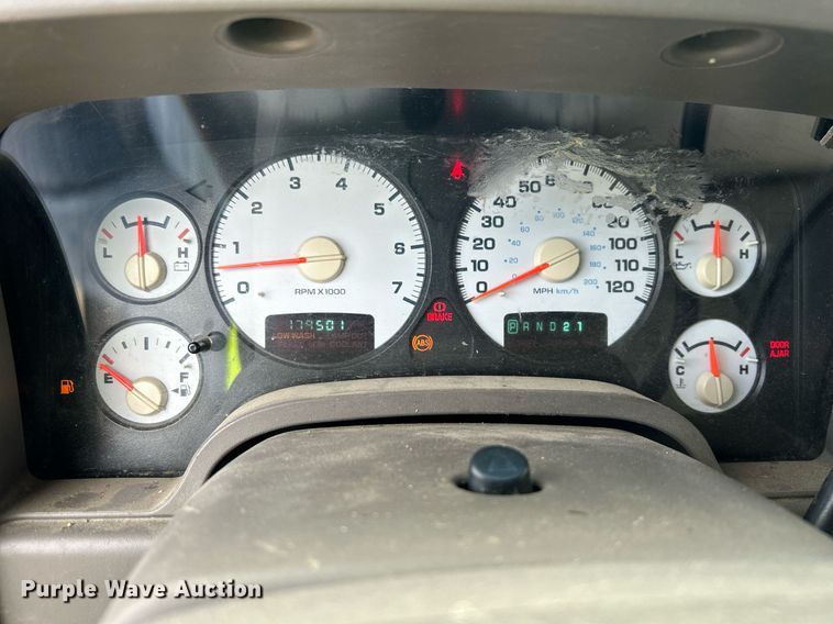 image for item EX9812 2002 Dodge Ram 1500 Quad Cab pickup truck