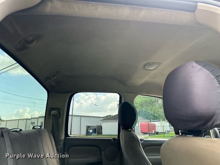 image for item EX9812 2002 Dodge Ram 1500 Quad Cab pickup truck