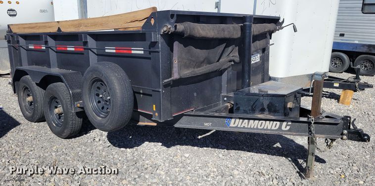image for item YA0632 2023 RoadClipper Enterprises Diamond C dump trailer