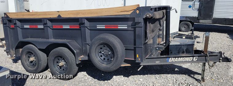 image for item YA0632 2023 RoadClipper Enterprises Diamond C dump trailer