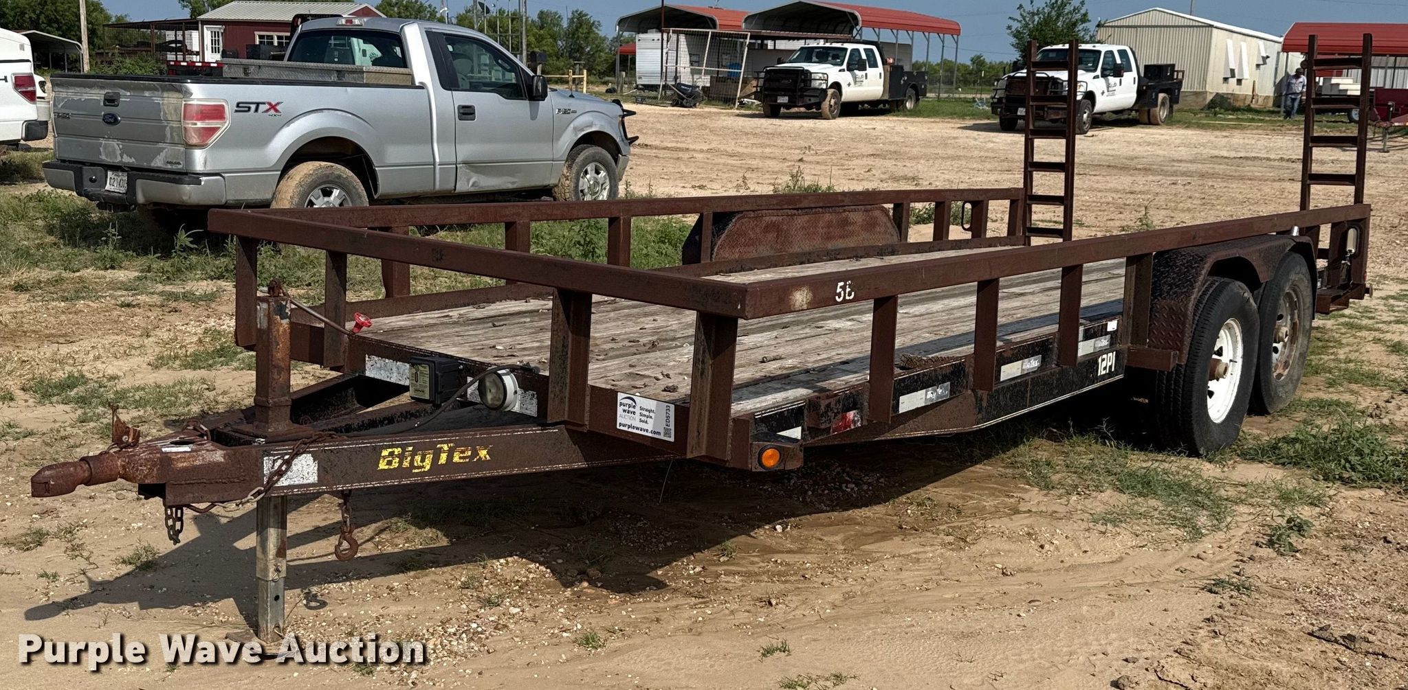 2008 Big Tex 12PI utility trailer in Carrizo Springs, TX