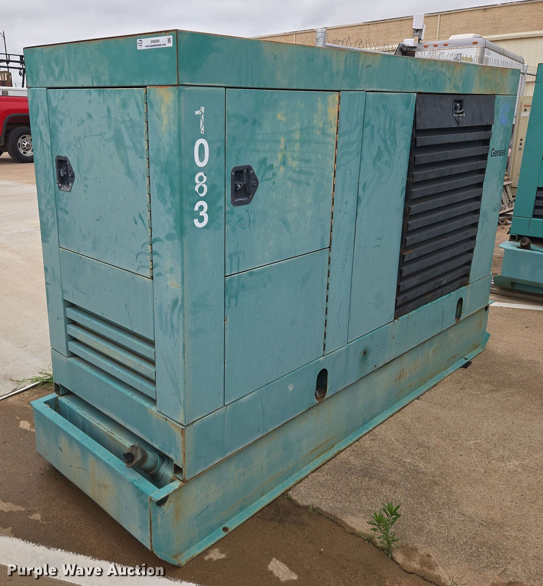 Onan 80DGDA generator in Kingfisher, OK | Item EN8099 sold