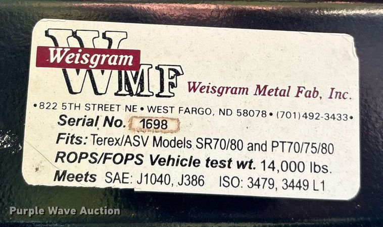 image for item DM1916 2013 Terex PT70 tracked skid steer loader