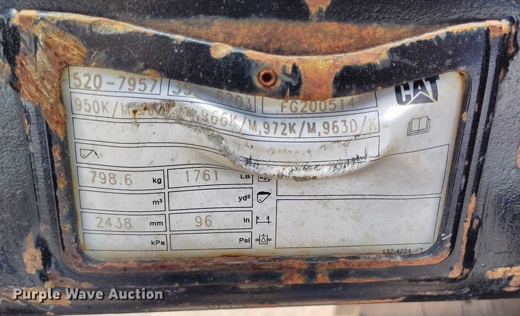 image for item DP5003 2013 Caterpillar 950K wheel loader