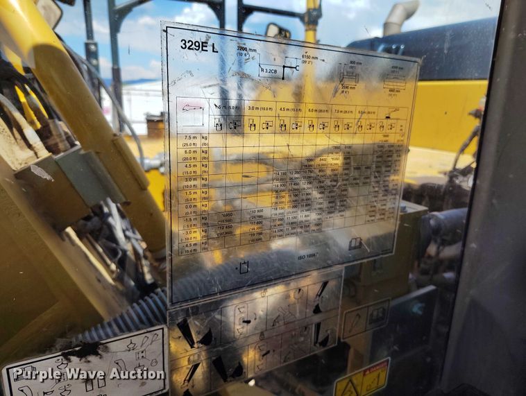 image for item DP5006 2012 Caterpillar 329E L excavator