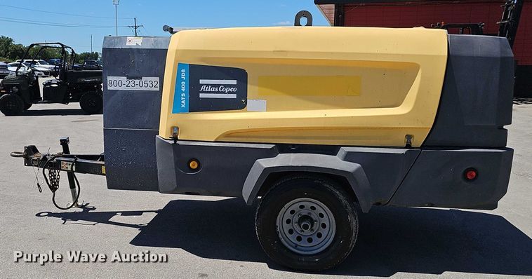 image for item DR3827 2018 Atlas-Copco XATS 400 JD8 air compressor