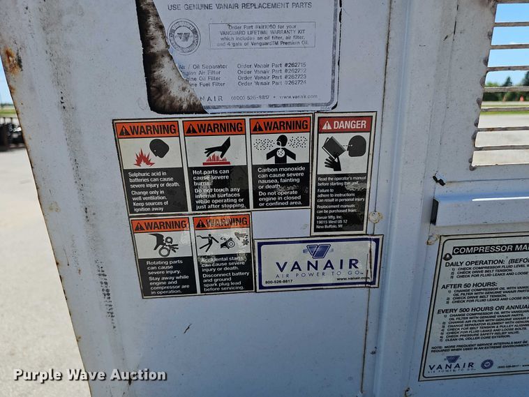 image for item DR3829 Van-Air 80 Viper air compressor