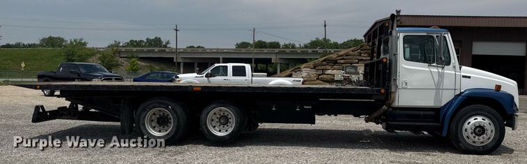 image for item DS4351 1992 Freightliner FL80 rollback truck